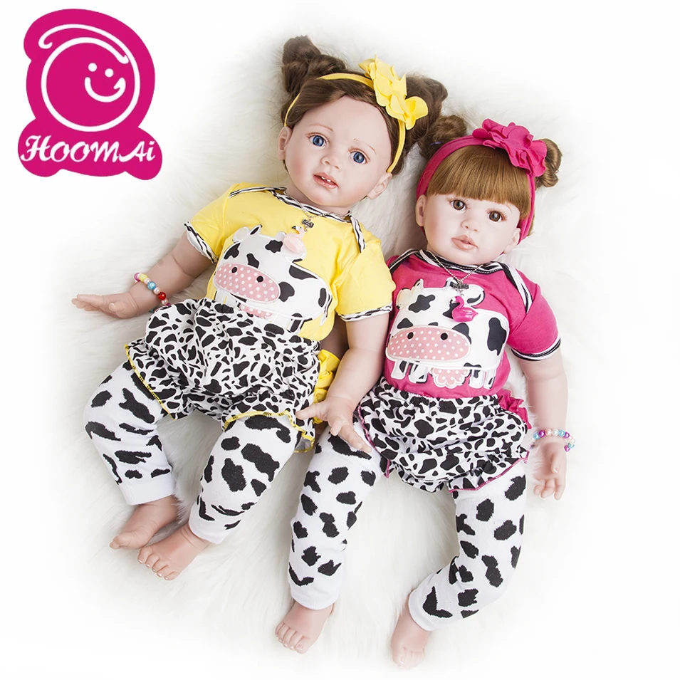 60 см силиконовые виниловые игрушки Reborn Baby Doll для девочек принцесса малыш живые