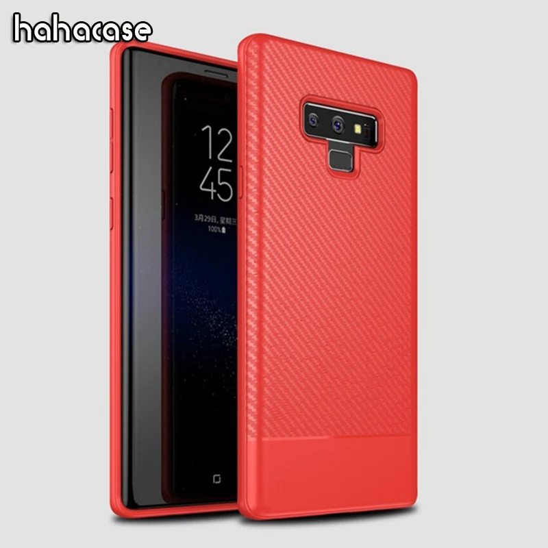 10 шт. Ультратонкий чехол из углеродного волокна для Samsung Note 9 8 S9 S8 Plus прочный