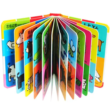 

The first cognition book:100 animals/Chinese & English Bilingual Children Kids Early Educational Book