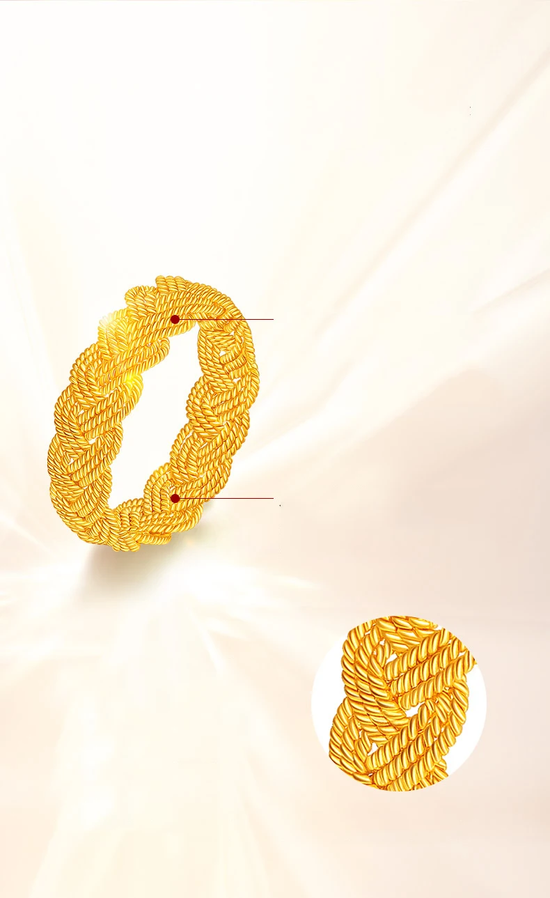 BTSS 24K кольцо из чистого золота Настоящее AU 999 кольца из твердого золота элегантные блестящие красивые высококлассные трендовые классические ювелирные изделия горячая Распродажа Новинка