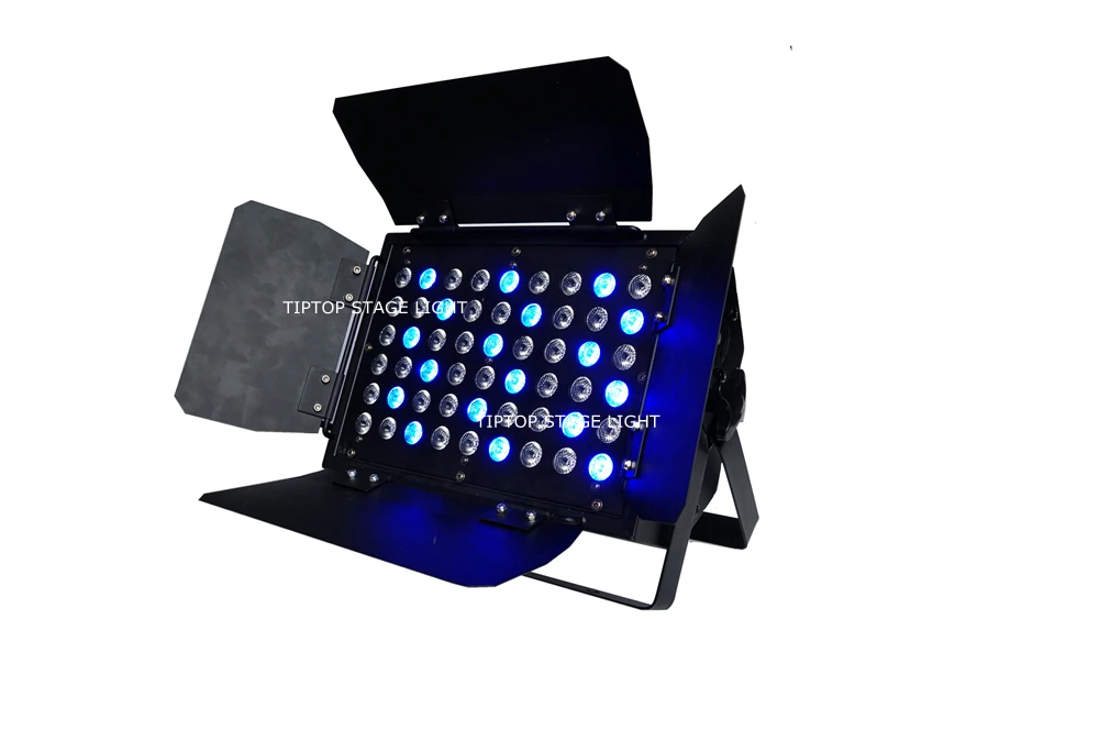 Бесплатная доставка TIPTOP 54X3W Крытый светодиодный проектный свет дизайн Barndoor RGBW