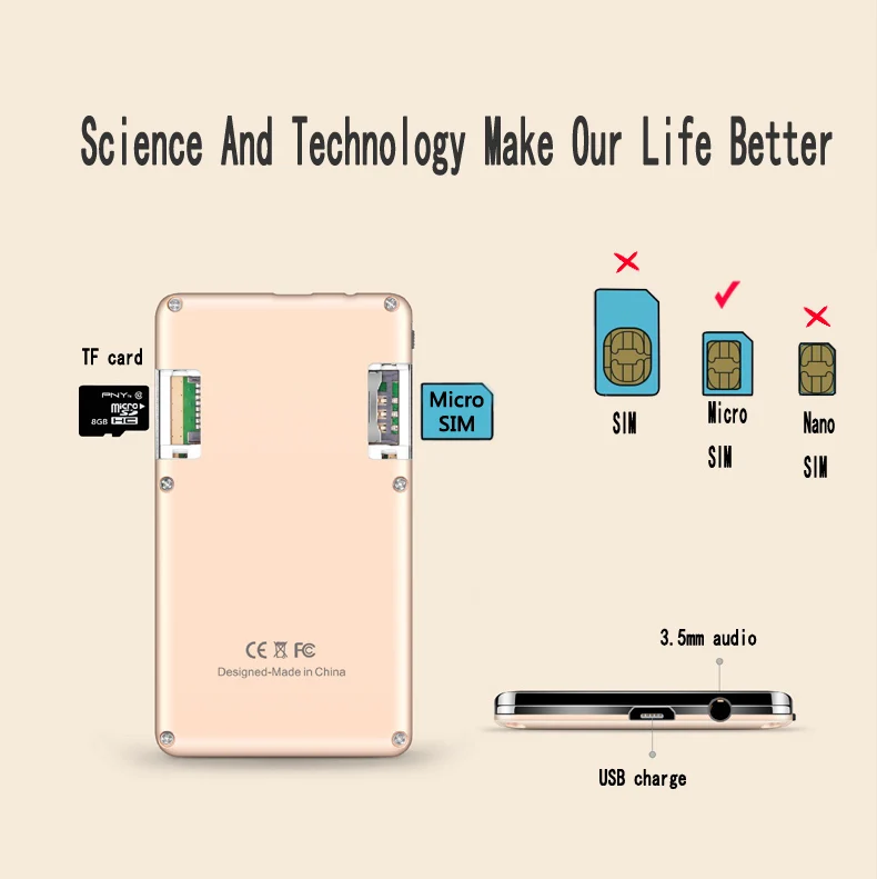 AEKU Qmart Q5 Mini, ультра тонкая карта, карман для мобильного телефона, четыре диапазона, поддержка Bluetooth, набор номера, TF карта, 0,96 дюймов, кредитный телефон