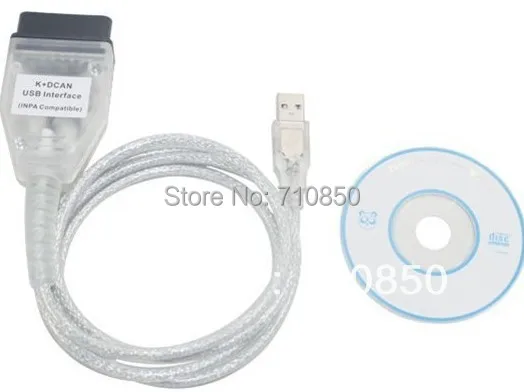 Для INPA K + CAN коннектора obd2 scan cable быстрая бесплатная доставка|scan cable|obd2 scancan |