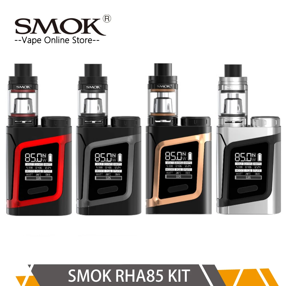 Предварительный заказ Smok RHA85 комплект Max 85 Вт с 3 мл TFV8 детский бак VW/TC/память