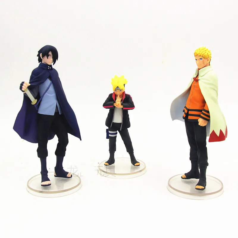 12 см 3 шт./компл. аниме Uzumaki Naruto Boruto Sasuke Susanoo ПВХ фигурка Zero Коллекция Модель