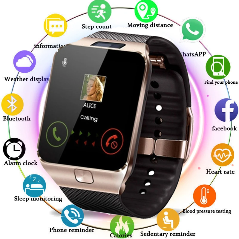 Умные часы с слотом для sim карты поддержкой Bluetooth Android Phone лучше чем мужские