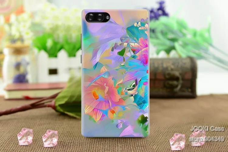 JOOKI чехол Bluboo S1 чехол пластиковый защитный чехол s для Fundas Bluboo S1 Чехлы Прозрачная Тонкая задняя крышка милый розовый узор