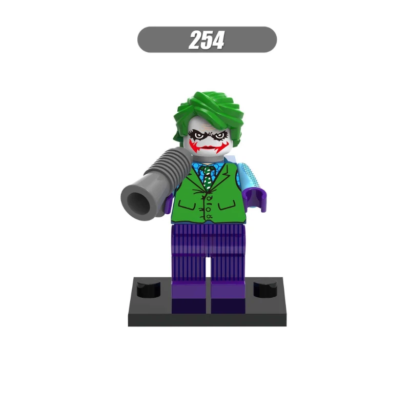 Joker Одиночная Супер Герои Капитан Америка Зимний Солдат Железный человек она Халк Сокол Кирпичи Строительные блоки детский подарок игрушки X0114 - Цвет: Joker