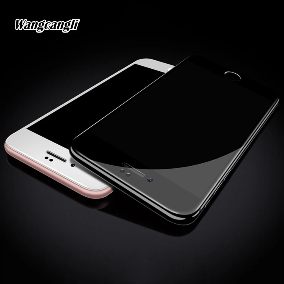 4D Защитное стекло для iphone 7 Полное покрытие экрана жесткий край защита закаленное