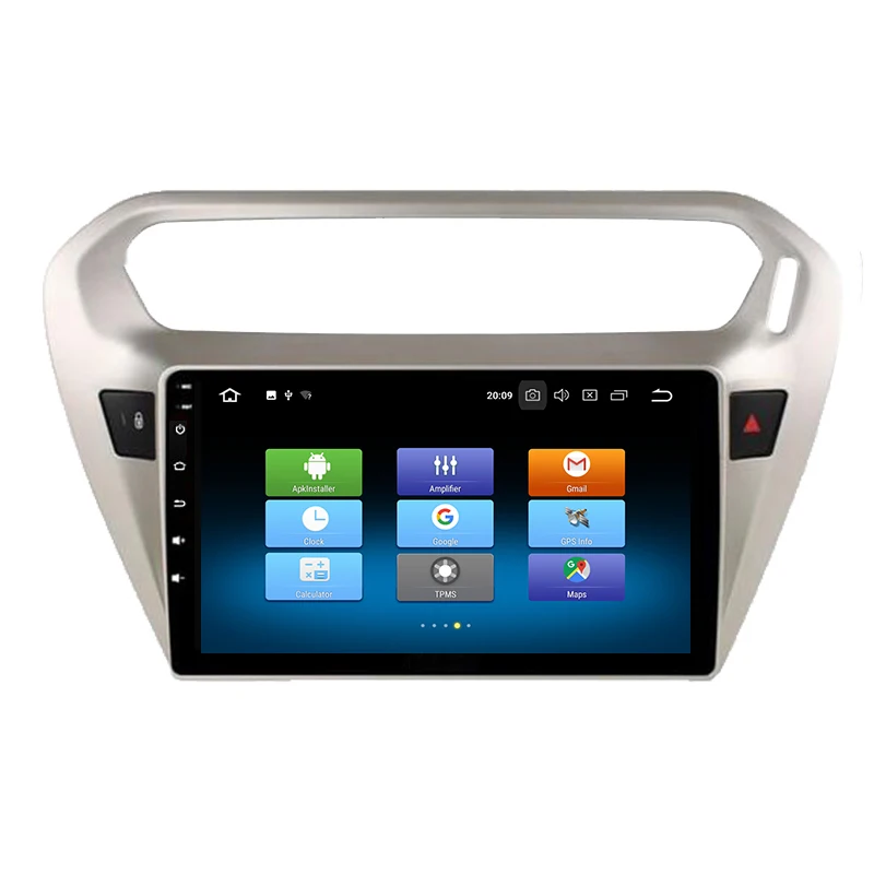 Автомобильный DVD плеер 4 ГБ ОЗУ 32 Гб ПЗУ Восьмиядерный Android 8 0 для Citroen Elysee Peugeot 301 2014