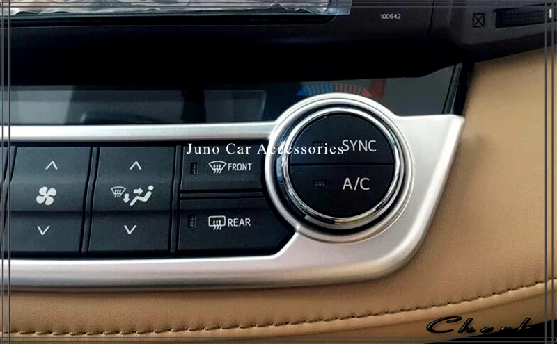 Новый ABS хром для Toyota RAV4 2016 2017 центральный пульт управления Переключатель