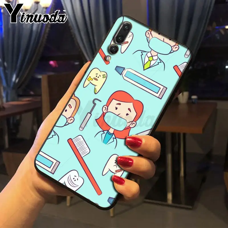 Мягкий чехол для телефона Yinuoda Dentist Dental Crowned Tooth huawei p20 pro p20lite mate10pro nova 3i mate20 чехлы