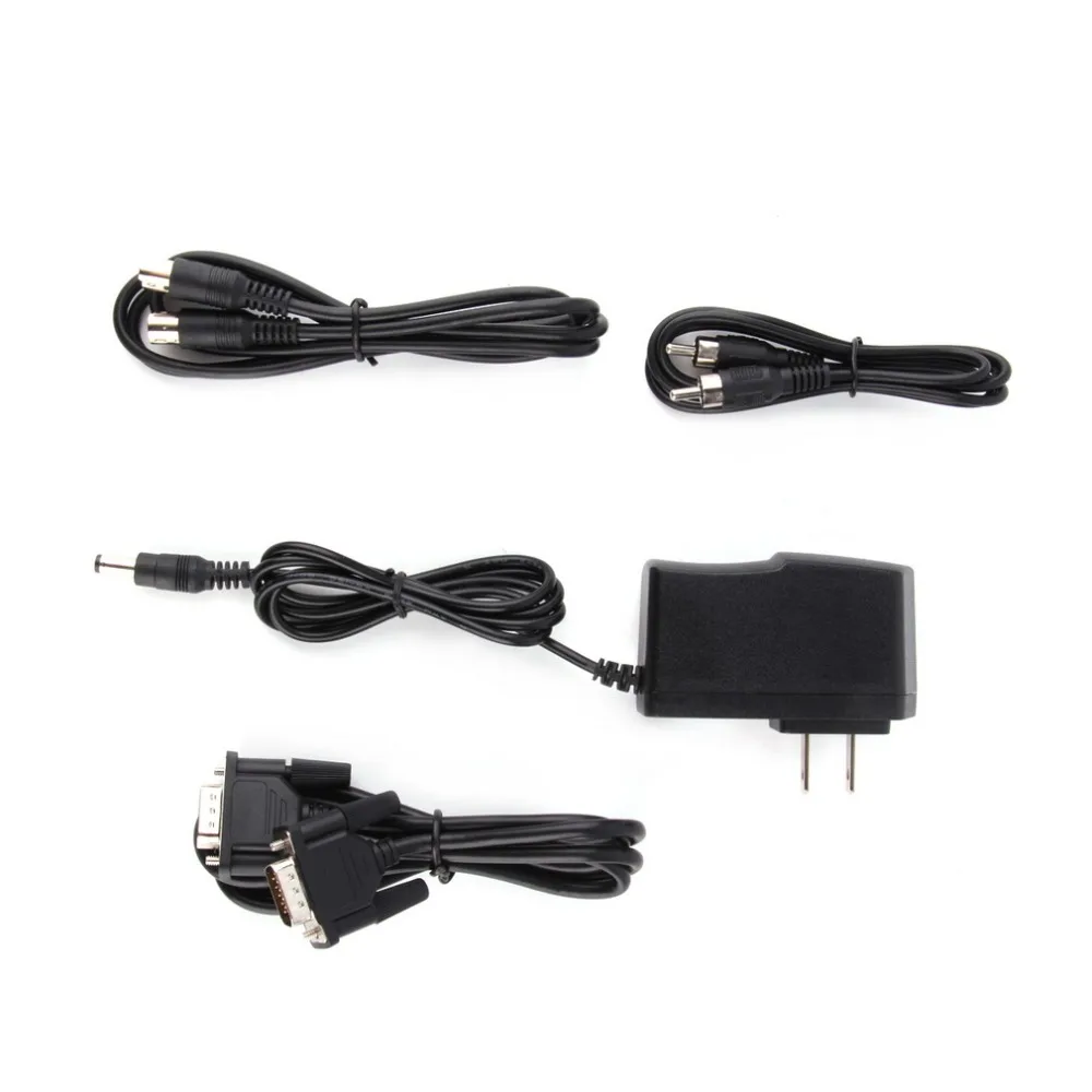 ПК ноутбук композитный видео ТВ RCA Композитный S-Video AV в VGA ЖК-адаптер конвертер