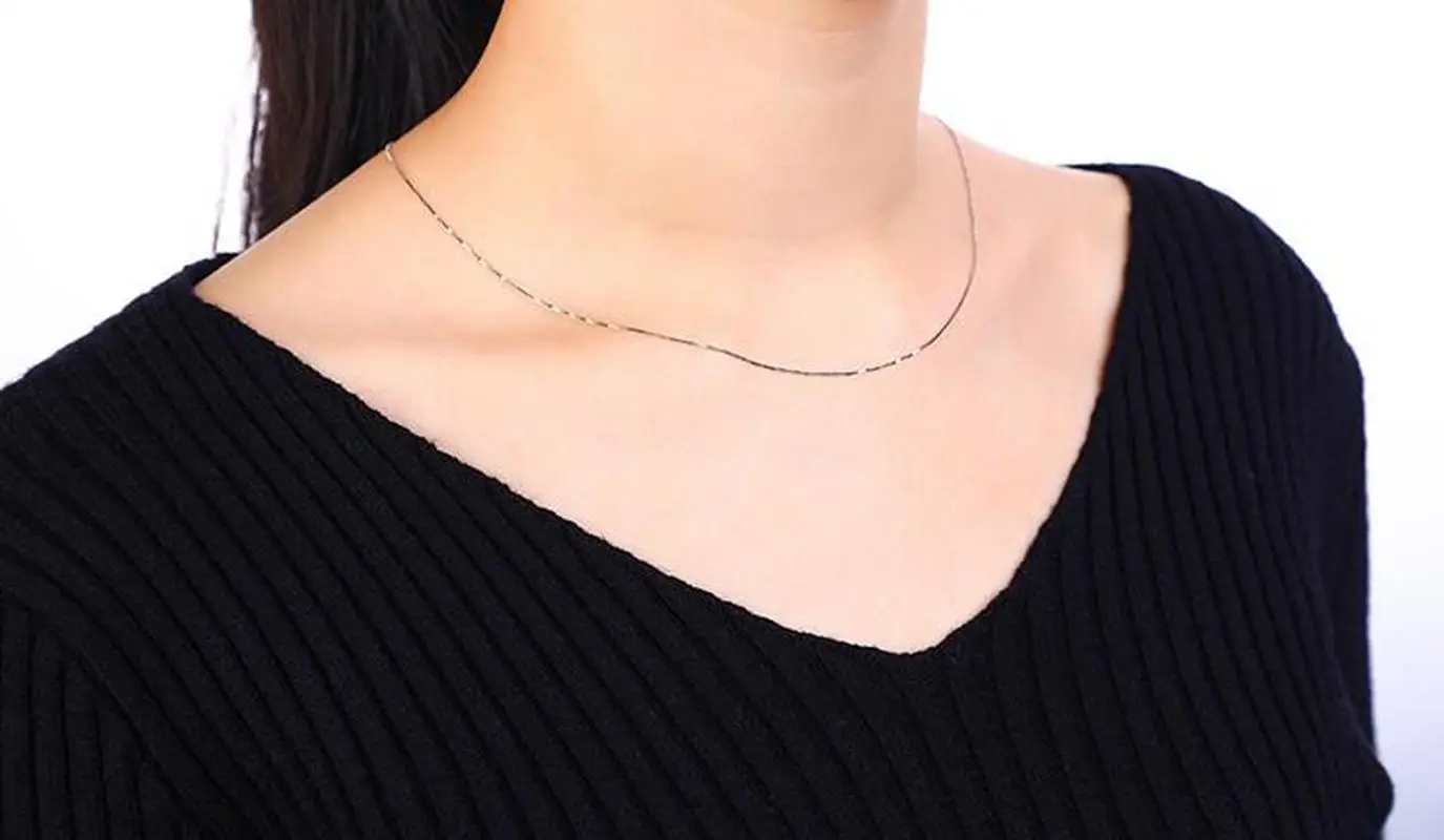 Женское ожерелье из розового/желтого/белого золота 18 К | Украшения и аксессуары