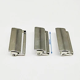 Silvery 2,5 см ремень с подтяжками, аксессуары, металлическая Серебряная Регулируемая пряжка, регулируемый зажим, пояс для подтяжек, пряжки для мужчин, 10 шт./лот - Цвет: Silvery