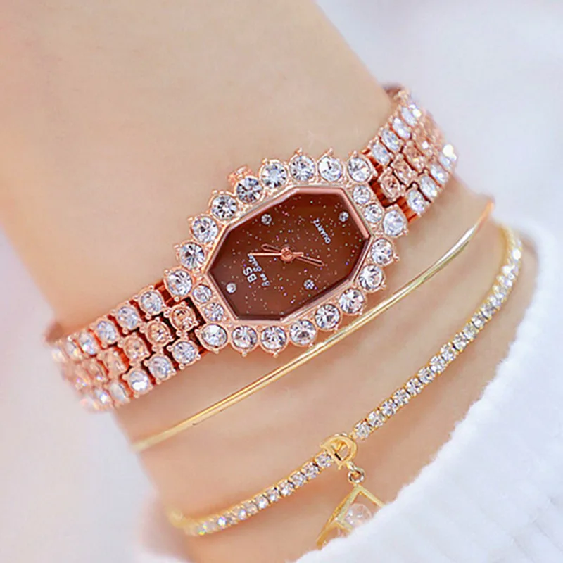 Женские Заказные цифровые весы со стразами синий зеленый розовый цвет часы в