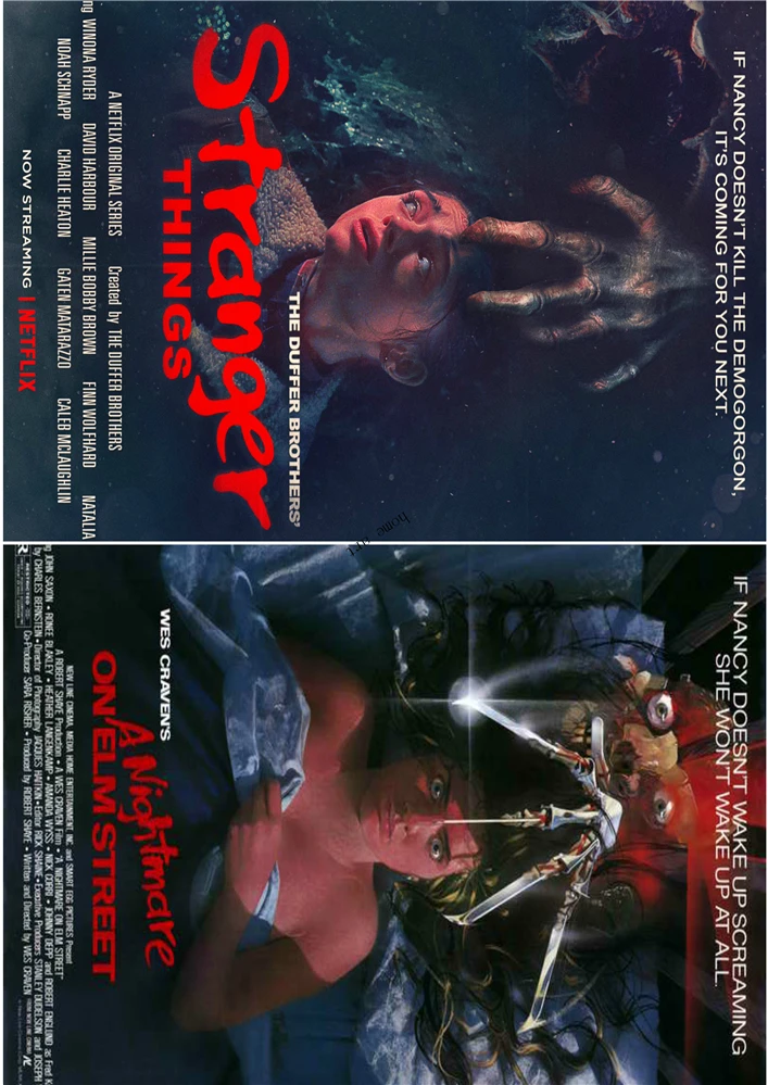 Небесно-голубой Странные вещи 2 плакат четкое изображение наклейки на стену украшение дома хорошее качество печать белая бумага с покрытием для домашнего искусства бренд MO128 - Цвет: Небесно-голубой