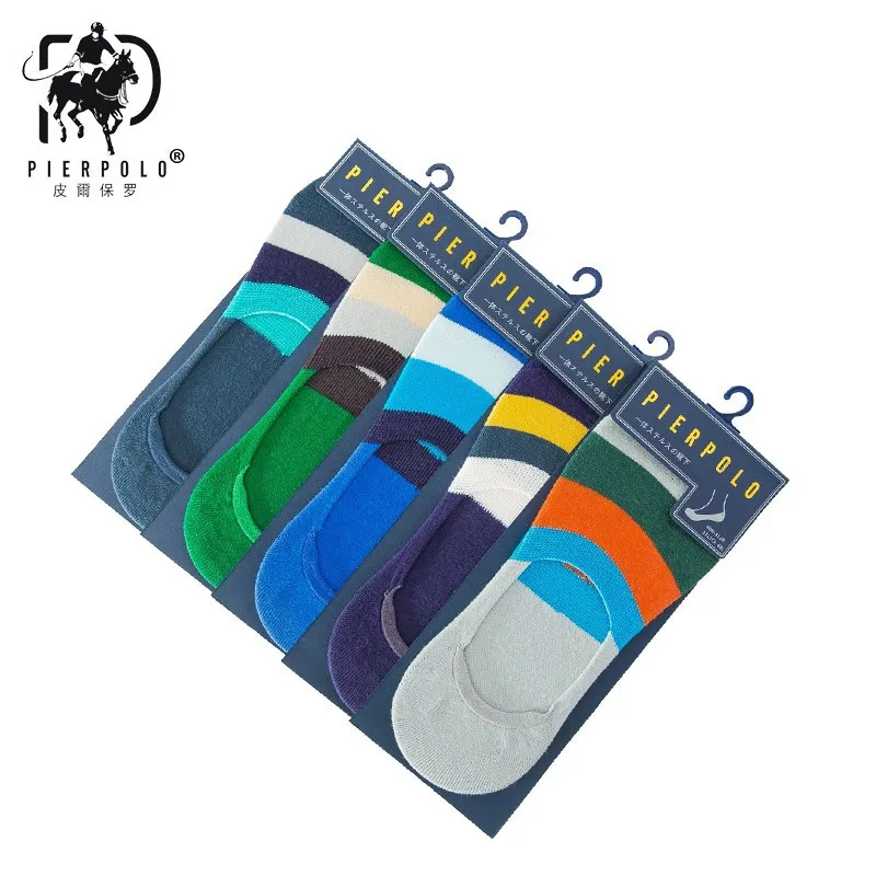 

High Quality 5 Pairs/Lot Fashion Men Socks Cotton Socks meia Brief Invisible Slippers Shallow Mouth No Show Socks Men