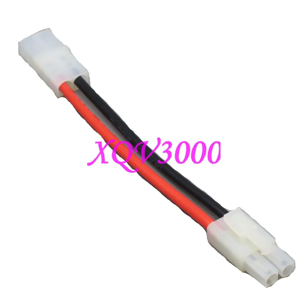 Женский Кабель-переходник Tamiya to Male BIG Tamiya, провод 14AWG 10 см