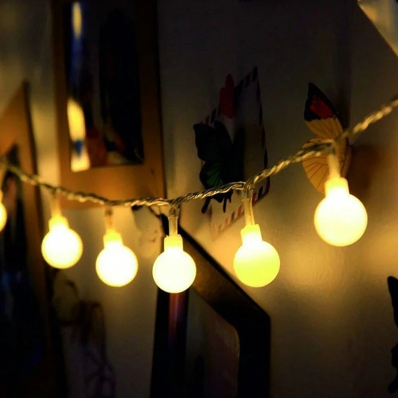 1 5 м 10 лампы Рождественские украшения для дома светодиодные гирлянды теплые