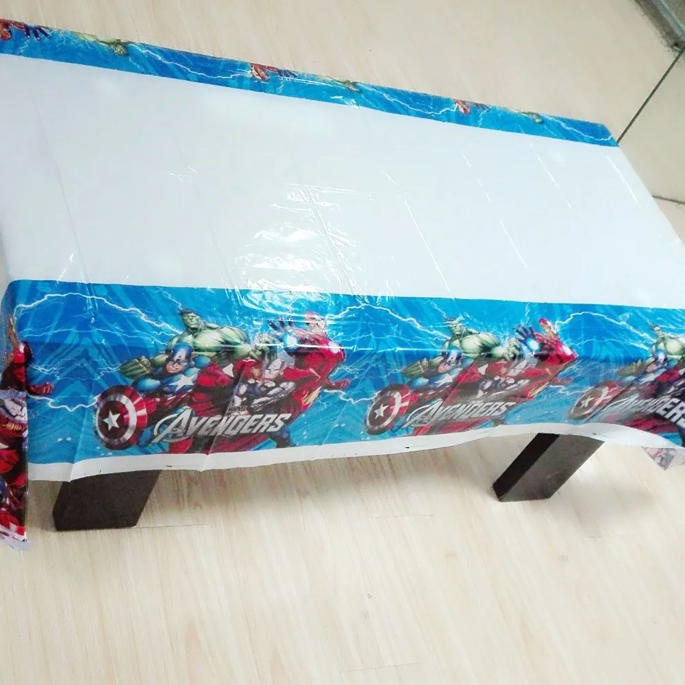 108 см * 180 супергероя вечерние поставки Скатерти для детей Мстители аксессуары