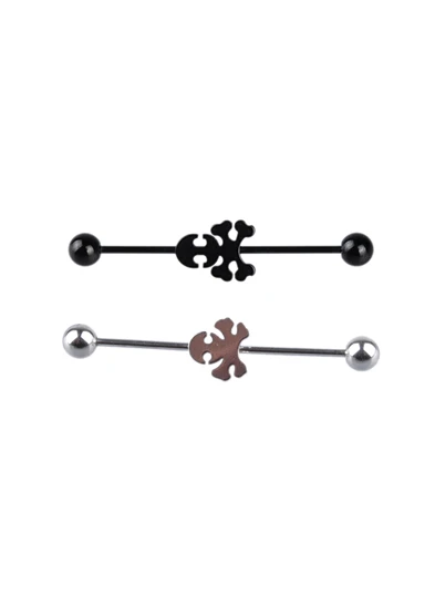 Пронзительный промышленного штангу нержавеющей стали 316L 1 пара мода серьги