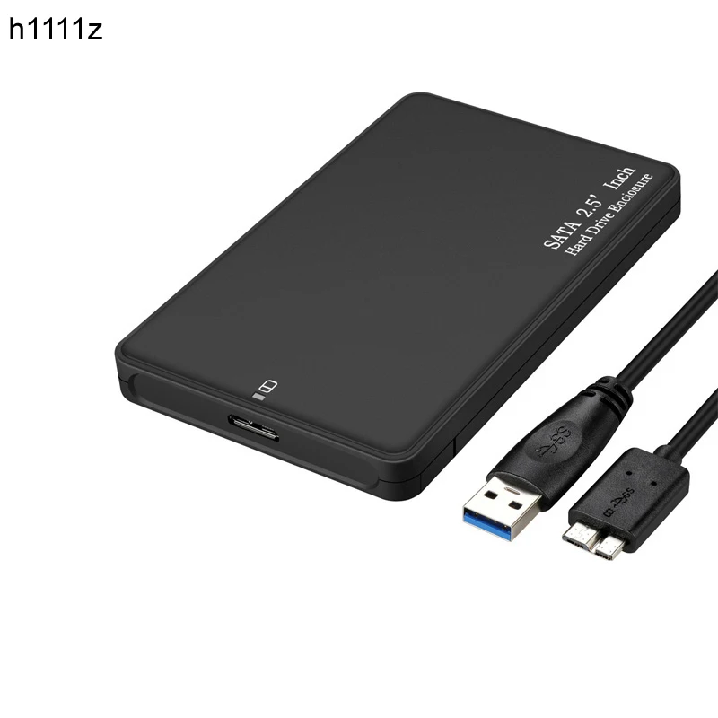 Корпус для внешнего жесткого диска 2 5 дюйма USB 3 0 SATA HDD черный чехол поддержка UASP