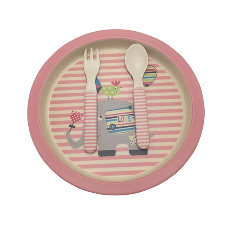 Набор посуды для кормления 3 шт./компл. из 100% бамбукового волокна|feeding set|baby platebaby