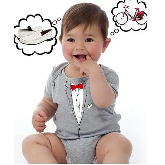 Детский комбинезон Hooyi боди с коротким рукавом для новорожденных|baby bodysuit short