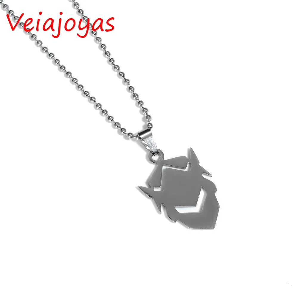 Новинка 2017 15 стилей Кулоны из нержавеющей стали ожерелье игра Mei Mercy Overwatch чокер