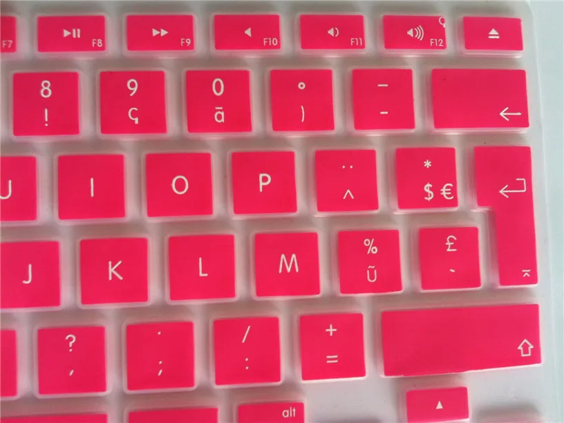 Силиконовая AZERTY Французская клавиатура чехол для Macbook Air Pro retina 13 15 ЕС ЕВРО Клавиатура для ноутбука версии защита кожи Для iMac