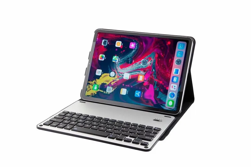 Ультра тонкий смарт-чехол Защитный bluetooth клавиатура чехол для нового ipad pro 11 дюймов металлический корпус клавиатуры кожа