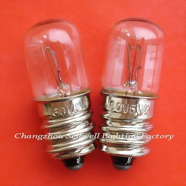 Отлично! Миниатюрная лампа 60 в 5 Вт E12 T13x34 1000 шт./лот A648|miniature lamp|lot lotlight e12 |