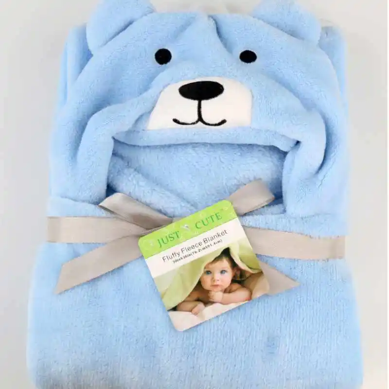 2017 Новая мода мультфильм животных Стиль с капюшоном Для ванной халат фланель