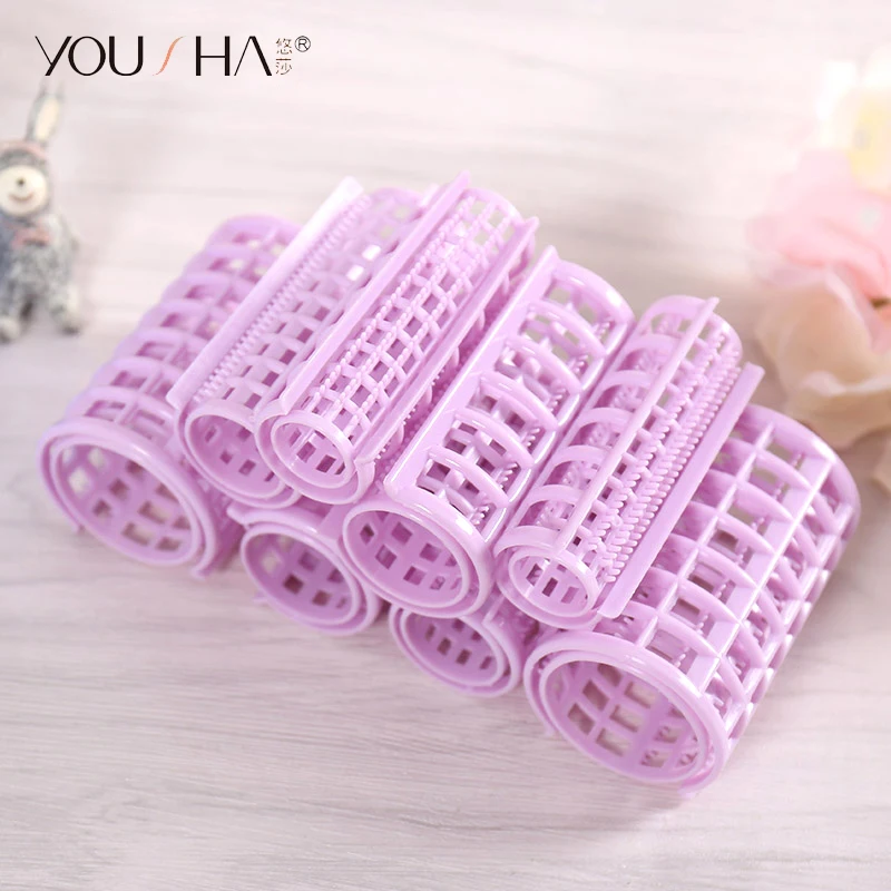YOUSHA 8 шт. бигуди для волос DIY бигуди для волос пластиковые волшебные бигуди большие мягкие кудри прическа DIY щипцы для завивки упругие Кудри инструмент