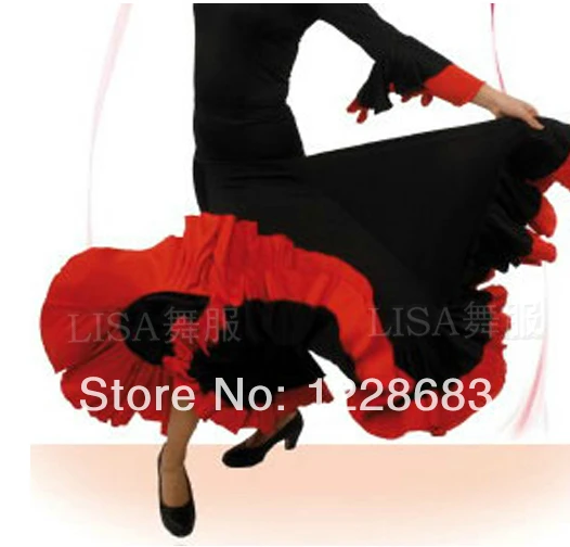 Бесплатная доставка женские черный Красный производительность юбка