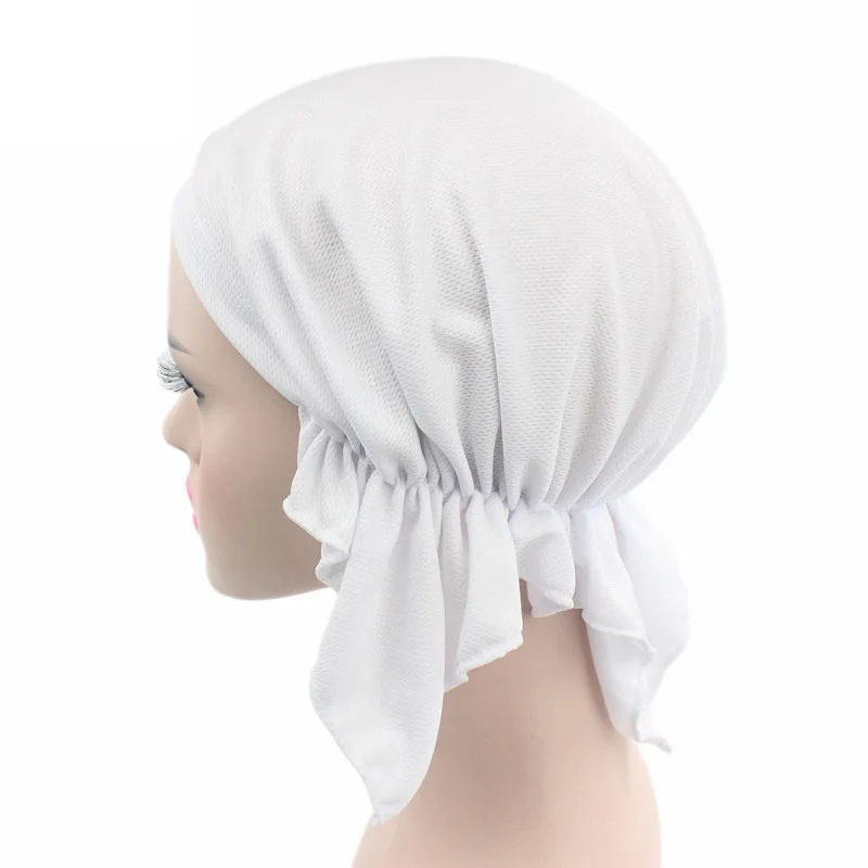 Женская дышащая модель эластичная мусульманская шапочка тюрбан для головы