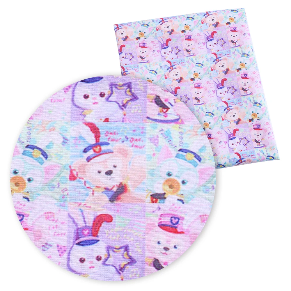Новинка, 50*145 см, ткань с принтом собаки, полиэстер, хлопок, ткань для шитья, стеганые ткани для лоскутного шитья, рукоделие, ручная работа, c4657