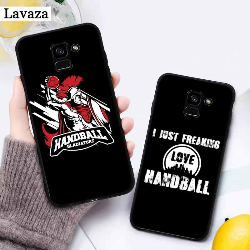 Чехол Lavaza Handball Luxury High-end Protector Silicone для Samsung A3 A5 2016 2017 A6 Plus A7 A8 A9 A10 A30 A40 A50 A70 J6 2018.