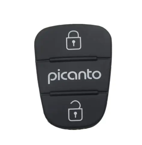 PICANTO PAD 3 кнопки резиновый кнопочный коврик для hyundai I30 IX35 Solaris Accent Elantra Sportage Kia K2 K5 Рио Verna - Цвет: PICANTO PAD