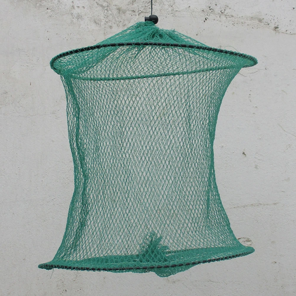 Горячая Распродажа рыболовная сеть двухслойная складная металлическая рама |