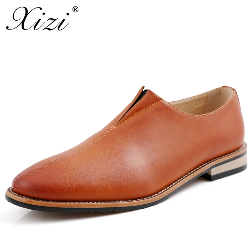 Xizi/модные мужские итальянские кожаные туфли брендовая официальная обувь