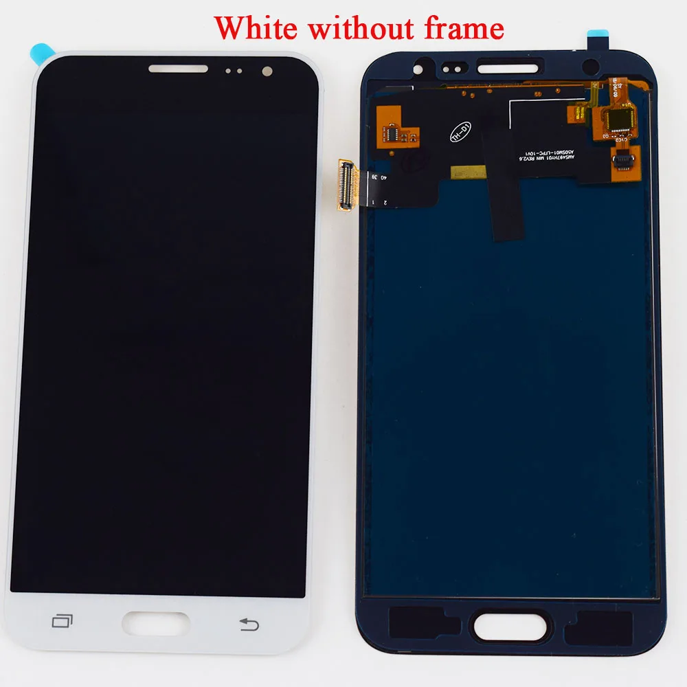 Для samsung Galaxy J3 J320 ЖК-дисплей сенсорный экран дигитайзер J320F сборка Рамка для samsung SM j320 J320A J320FN J320M - Цвет: White without frame