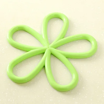Fresh Green Quincunx коврик для обеденного стола Противоскользящий горшок подставка под чашку кухонный силиконовый коврик для размещения силикона - Цвет: Fresh Green