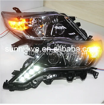 

Для Toyota Prado 2014 светодиодные фары в стиле OEM