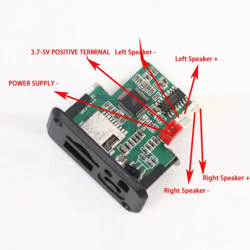 DC5V TF карта U диск MP3 Плата декодера с форматом модуль 3W + Расшифровка усилителей