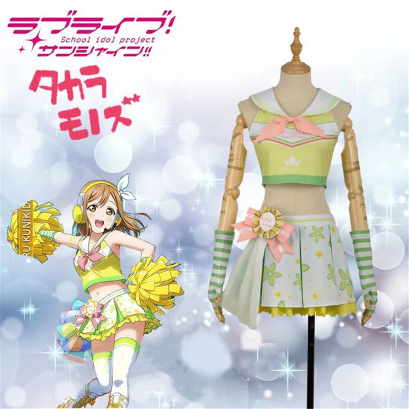 Takerlama LoveLive!SunShine! Aqours Hanamaru Kanan Ruby Yoshiko Riko Chika Dia Watanabe Mari черлидеров Пробуждение