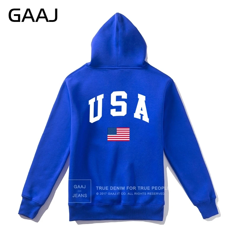 GAAJ, США, американский флаг, мужская толстовка с капюшоном, Женская Повседневная брендовая Новинка, высокое качество, мужские флисовые толстовки, хлопковые пальто