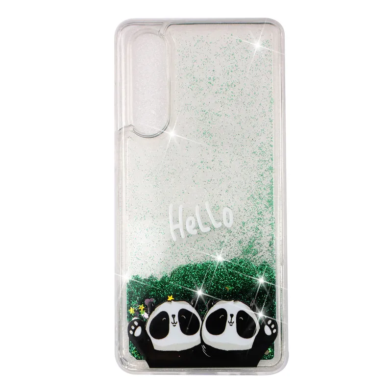 Style 7 FLYKYLIN чехол с единорогом для huawei P30 Pro чехол s для huawei P20 Lite Coque on P20 чехол Блестящий динамический жидкий силиконовый чехол - Цвет: Style 7