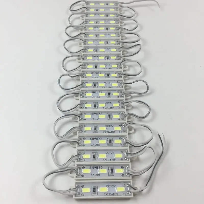 2000 шт./лот LED модуль 5730 3 DC12V водонепроницаемый рекламный дизайн Светодиодные